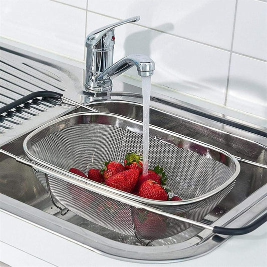 Stainless Steel Colander Oval Shape Big Size